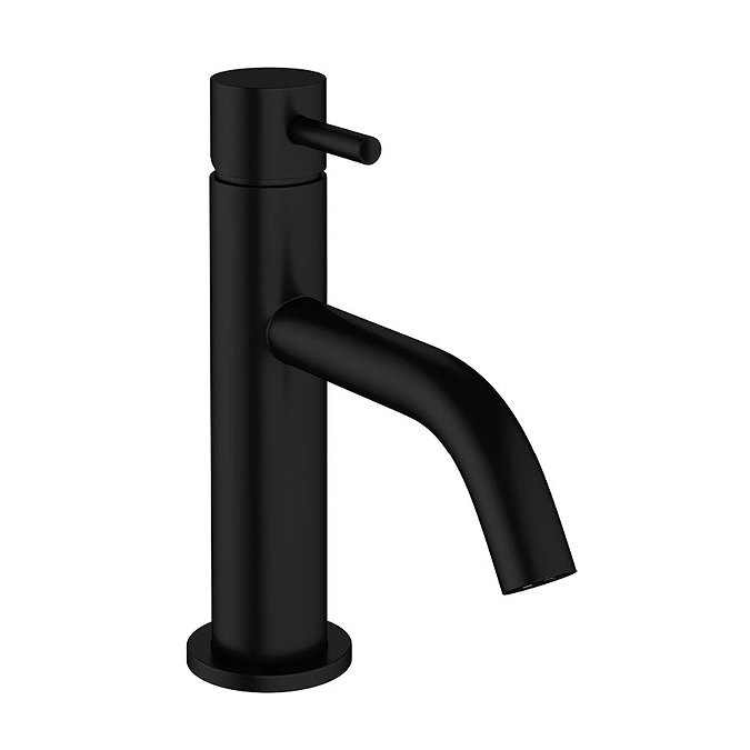 Crosswater MPRO Monobloc Basin Mixer - Matt Black - PRO110DNM Large Image