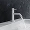 Crosswater MPRO Monobloc Basin Mixer - Matt White - PRO110DNW+  Profile Large Image