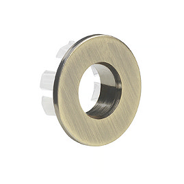 Crosswater MPRO Overflow Cover - Brushed Brass