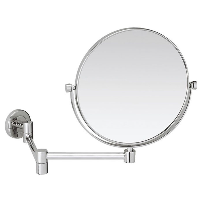 Crosswater MPRO Round Cosmetic Mirror with Extendable Arm - PRO_MIRROR3 Large Image