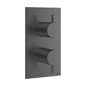 Crosswater MPRO Slate 2 Outlet Concealed Thermostatic Shower Valve