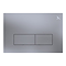 Crosswater MPRO Brushed Stainless Steel Dual Flush Plate