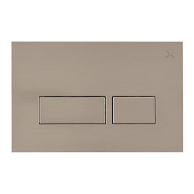 Crosswater MPRO Stainless Steel Effect Dual Flush Plate - PROFLUSHV+ Large Image