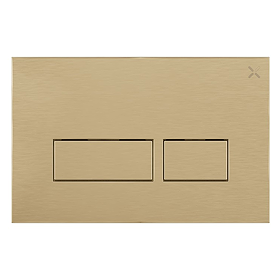 Crosswater MPRO Stainless Steel Flush Plate - Brushed Brass