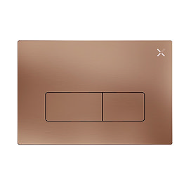 Crosswater MPRO Stainless Steel Flush Plate - Brushed Bronze