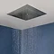 Crosswater MPRO Stream Fixed Ceiling Mounted Square Shower Head - Matt White - PRO380W Profile Larg
