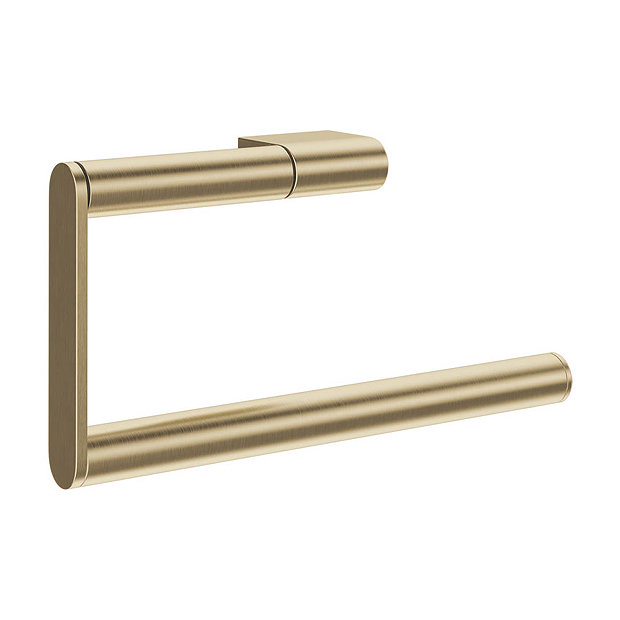 Crosswater MPRO Towel Ring - Brushed Brass - PRO013F Large Image