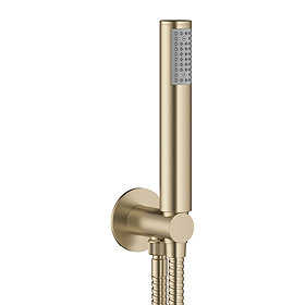 Crosswater MPRO Wall Mounted Shower Kit - Brushed Brass - PRO963F Large Image