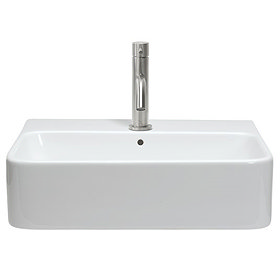 Crosswater Navona (1TH) White Gloss Basin - CT08801SCW Large Image