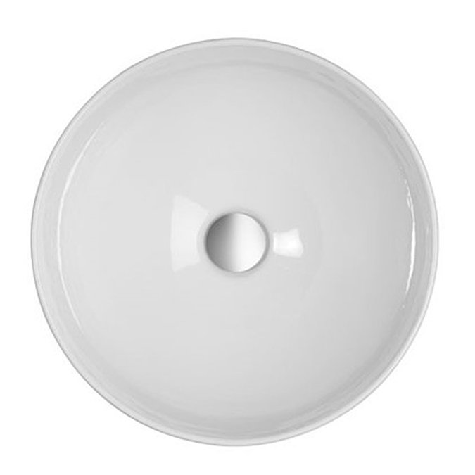 Crosswater Nepi 400mm Inset Basin Gloss white - IN84100UCW  Profile Large Image