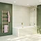 Crosswater Optix 10 Brushed Brass Single Bathscreen with Inline Panel - OXBDFC0900  Standard Large I