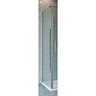 Crosswater Optix 10 Brushed Stainless Steel Side Panel for Pivot Door with Inline Large Image