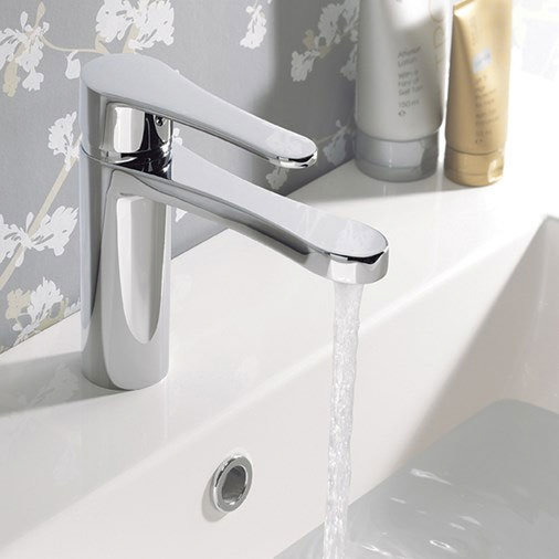 Crosswater - Opulent Monobloc Basin Mixer Tap - OP110DNC Profile Large Image