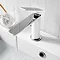 Crosswater Pier Monobloc Basin Mixer - White - PI110DNW  Profile Large Image