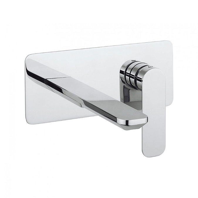 Crosswater - Pier Wall Mounted 2 Hole Set Basin Mixer - PI121WNC Large Image