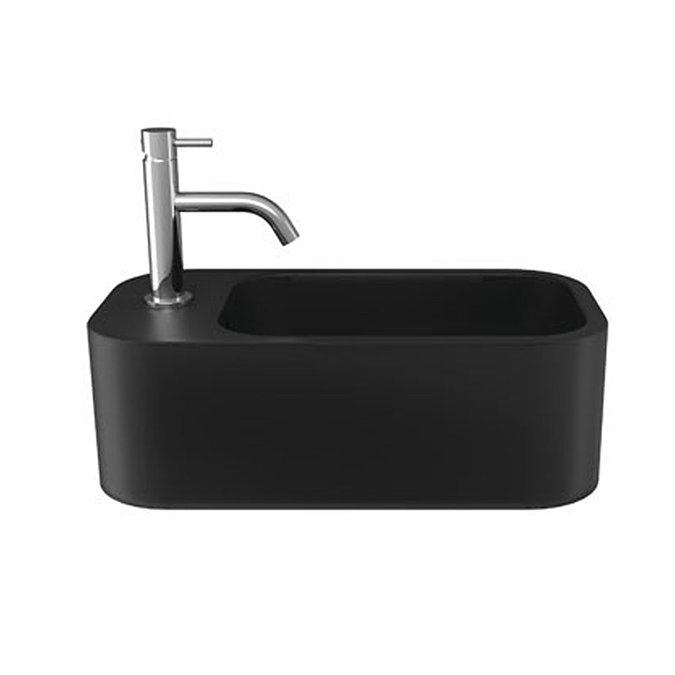 Crosswater Popolo 480 x 250mm (1TH) Wall Hung Cloakroom Basin  Profile Large Image