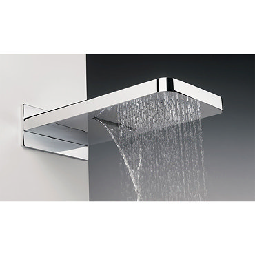 Crosswater - Revive Rectangular Waterfall Fixed Showerhead - FH2000C Profile Large Image