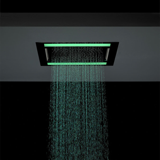 Crosswater - Rio Revive Showerhead with Lights and Double Waterfall - FHX610C In Bathroom Large Imag