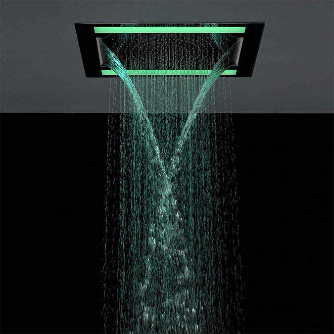 Crosswater - Rio Revive Showerhead with Lights and Double Waterfall - FHX610C Large Image