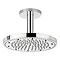 Crosswater - Rio White 240mm Round Showerhead with Lights and Arm Large Image