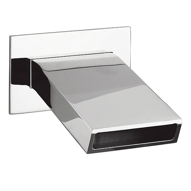 Crosswater Slip Wall Mounted Waterfall Bath Spout SP0370WC at