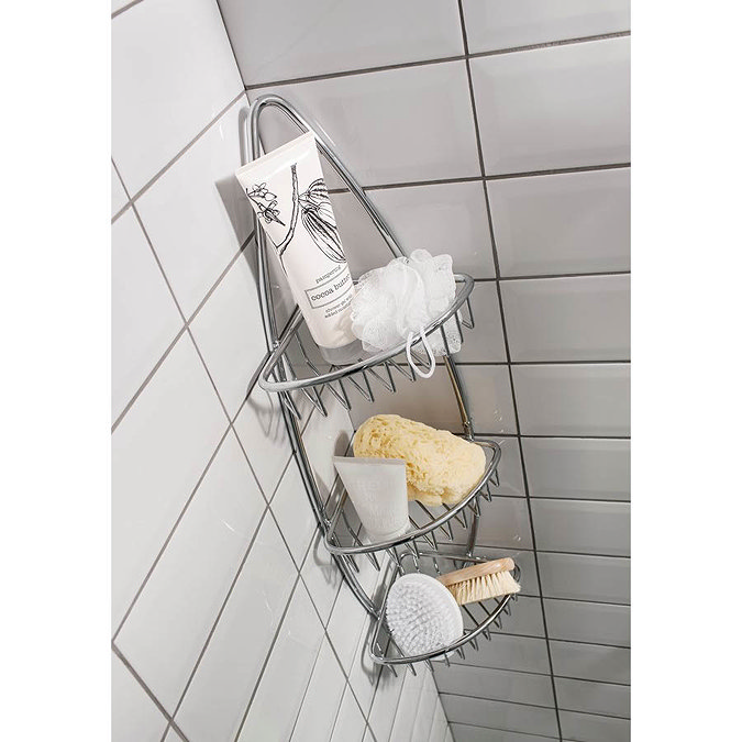 Crosswater - Solo Corner Triple Wire Basket - AV12 Profile Large Image
