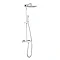 Crosswater - Square SQ Multifunction Thermostatic Shower Valve with Kit - SQ525WC Large Image