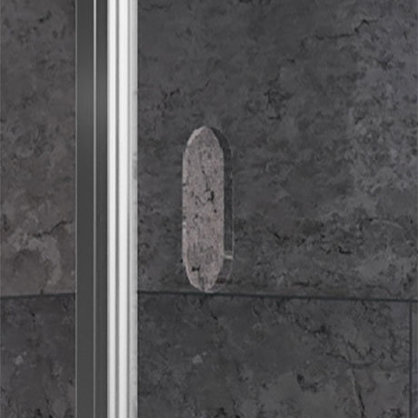 Crosswater Svelte Hinged Shower Door  Profile Large Image