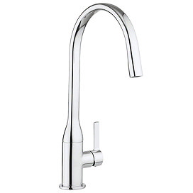 Crosswater Svelte Side Lever Kitchen Mixer - SE714DC Large Image