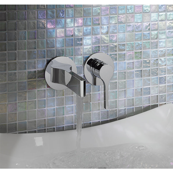 Crosswater - Svelte Wall Mounted 2 Hole Set Basin Mixer - SE120WNC Profile Large Image