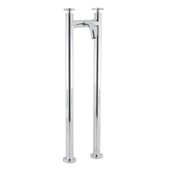 Crosswater - Totti Floor Mounted Freestanding Bath Filler - TO322DC-AA002FC Large Image