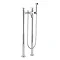 Crosswater - Totti Floor Mounted Freestanding Bath Shower Mixer - TO422DC-AA002FC Large Image