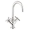 Crosswater Totti II Monobloc Basin Mixer Tap with Pop-up Waste - TO110DPC+ Large Image