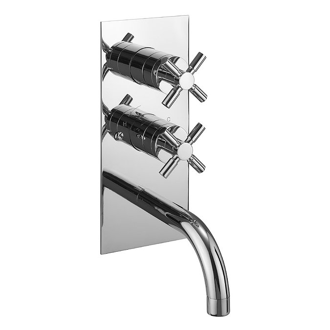 Crosswater - Totti Thermostatic Shower Valve with Bath Spout and Diverter - TO1600RC Large Image