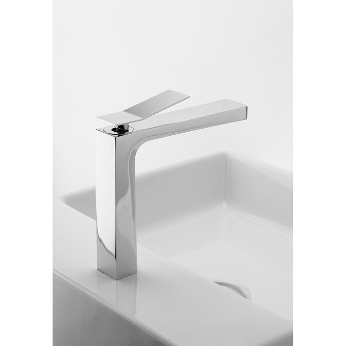 Crosswater Trio Tall Monobloc Basin Mixer Tap - TI112DNC Profile Large Image