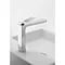 Crosswater Trio Tall Monobloc Basin Mixer Tap - TI112DNC Profile Large Image