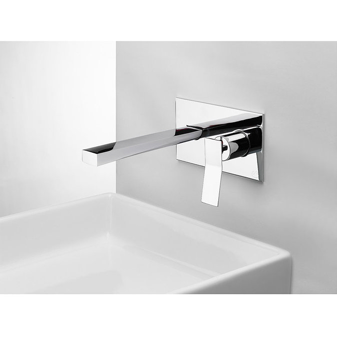 Crosswater - Trio Wall Mounted 2 Hole Set Basin Mixer - TI121WNC Profile Large Image