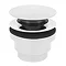 Crosswater Universal Basin Click Clack Waste - Matt White - PRO0280W+ Large Image