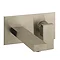 Crosswater Verge Wall Mounted (2TH) Basin Mixer Stainless Steel Effect - VR121WNV Large Image