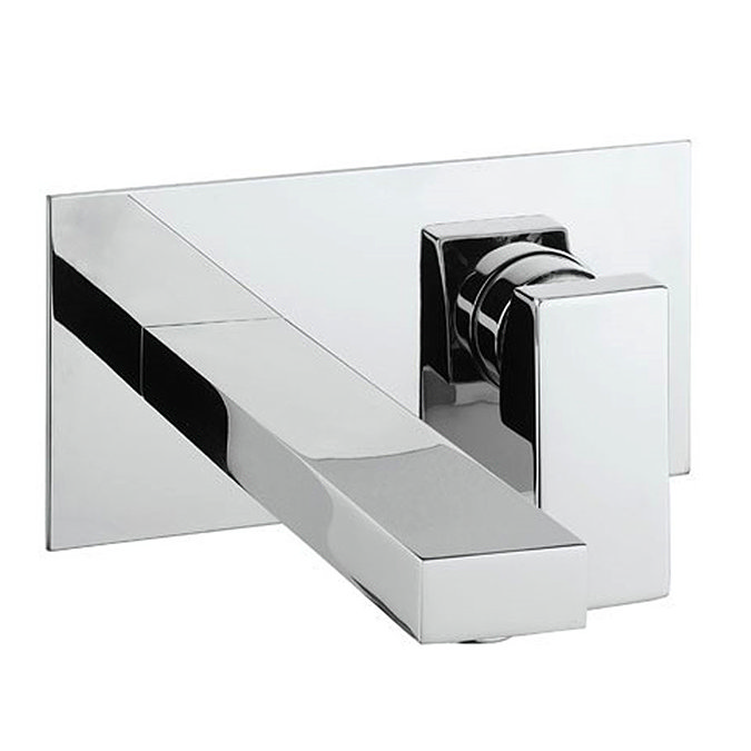 Crosswater Verge Wall Mounted (2TH) Basin Mixer Chrome - VR121WNC Large Image