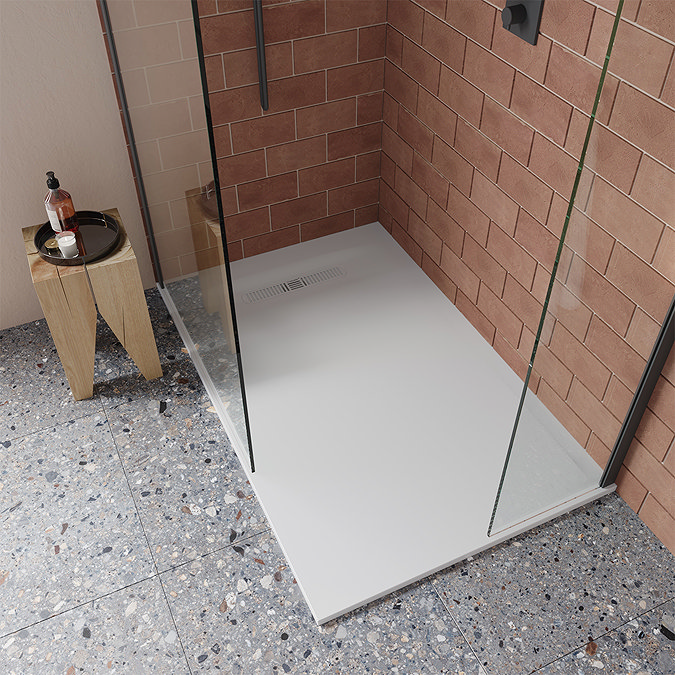 Crosswater Vito Rectangular Low Profile Anti-Bacterial Shower Tray