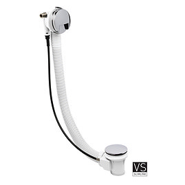 Crosswater - VS Slimline Bath Filler with Pop-up Waste - BFW0158C Large Image