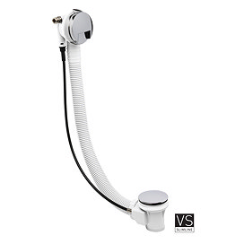 Crosswater - VS Slimline Bath Filler with Pop-up Waste - BFW0158C Large Image