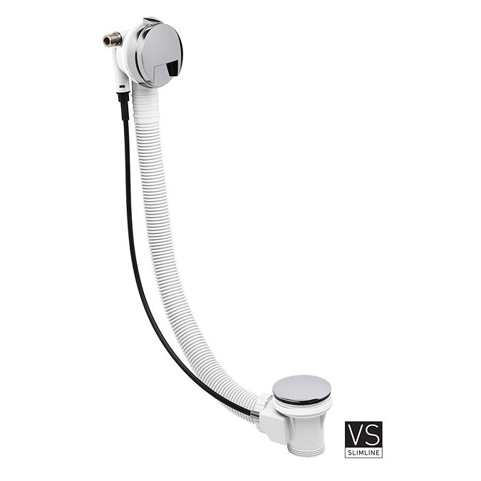 Crosswater - VS Slimline Bath Filler with Pop-up Waste - BFW0158C Large Image