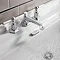 Crosswater - Waldorf Art Deco Chrome Lever 3 Tap Hole Basin Mixer - WF130DPC_CLV Feature Large Image