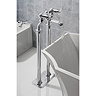 Crosswater - Waldorf Art Deco Crosshead Floor Mounted Freestanding Bath Filler Profile Large Image