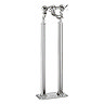 Crosswater - Waldorf Art Deco Crosshead Floor Mounted Freestanding Bath Filler Large Image