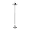 Crosswater - Waldorf Art Deco White Lever Thermostatic Shower Valve with Fixed Head Profile Large Im