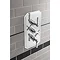 Crosswater - Waldorf Art Deco White Lever Triple Thermostatic Shower Valve with 2 Way Diverter - WF2
