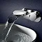 Crosswater Water Circle Wall Mounted 2 Hole Set Basin Mixer - WO121WNC  Profile Large Image